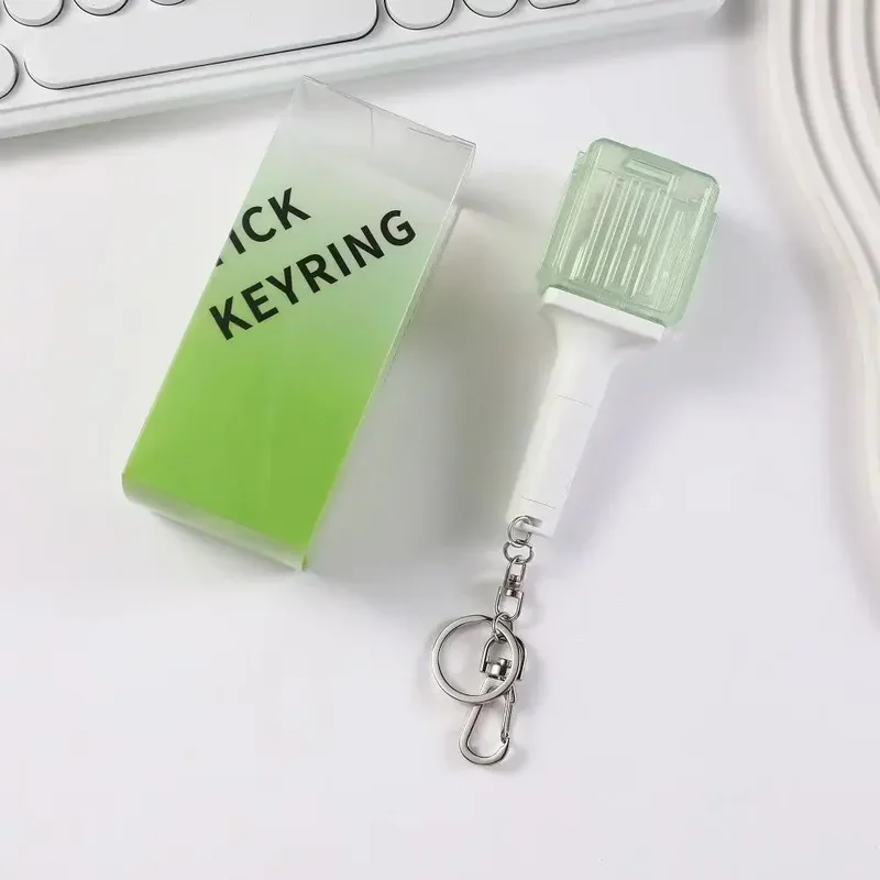 Kpop Mini Fanlight Light Stick Keyring Concert Light Stick Glow Lamp Gift Night Light Keychain