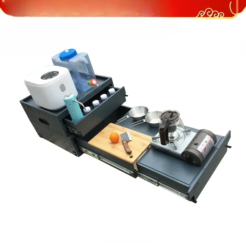 Self-Ranger Car Kitchen Bed Car Magic Box Trunk Storage Box Camping Box 47 Series Hot sales