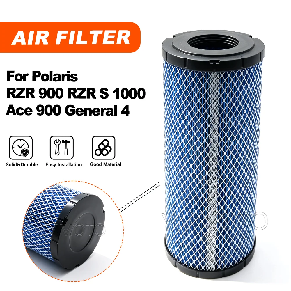All-Terrain Vehicle Air Filter Intake Cleaner For Polaris RZR 900 RZR XP S 1000 Ace 900 General 4 2014 2015 2016 2017 2018 2019