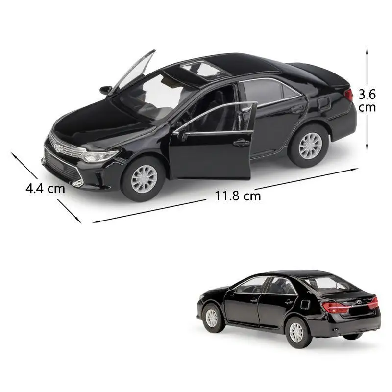 1/36 Toyota Camry XSE Toy Car Model For Children RMZ CiTY Diecast Vehicle Miniature Pull Back Collection Gift For Kid Boys