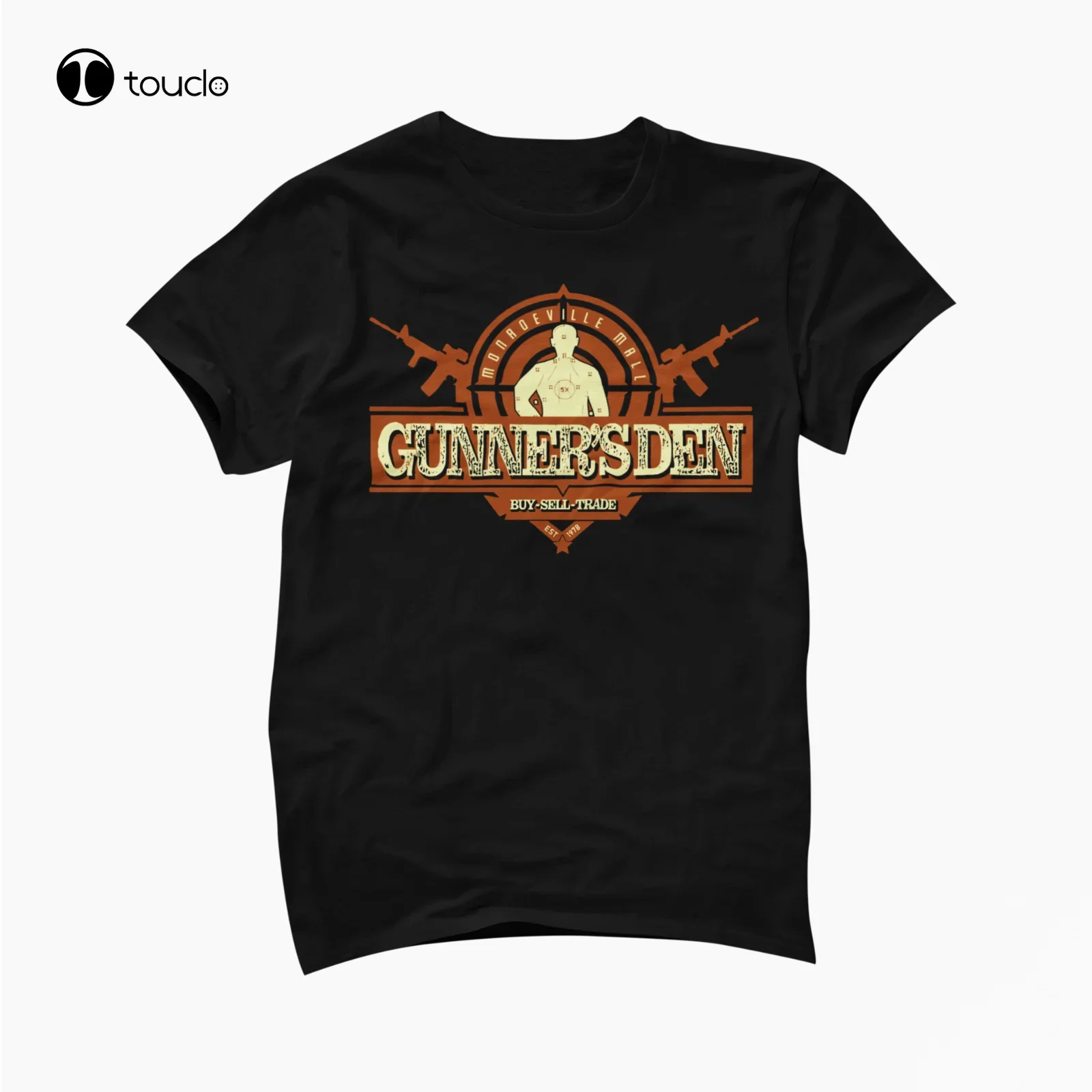 Dawn Of The Dead Gunner'S Den Funny T-Shirt Retro Classic Zombie Horror Film Custom Aldult Teen Unisex Digital Printing Xs-5Xl