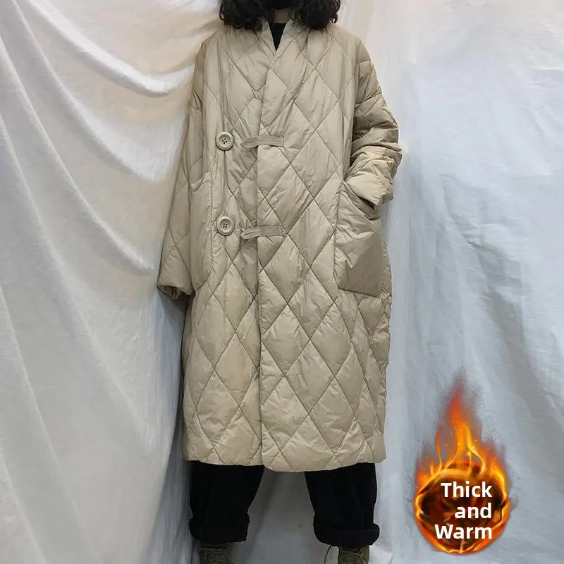 

Женское легкое пуховое хлопковое пальто Jaet средней длины, хлопковое пальто, верхняя одежда, однотонный однотонный воротник-стойка на пуговицах для поездок на работу