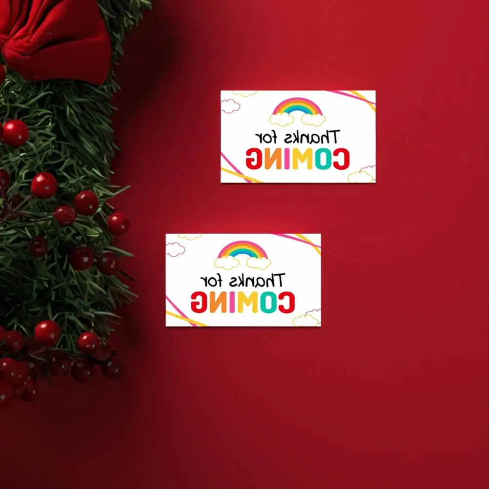 50 Pcs Thanks For Coming Cards Mini Thank You Business Cards Small Greeting Cards For Shop Retail Store Friends Family Colleague