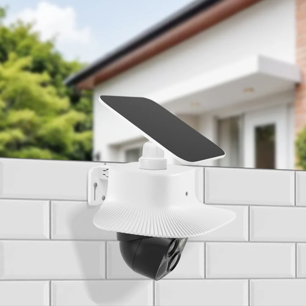 White Security Camera Cover Dustproof Wall Mounted Weatherproof Cover UV-proof Weather Resistant Protective Cover for Eufy S340