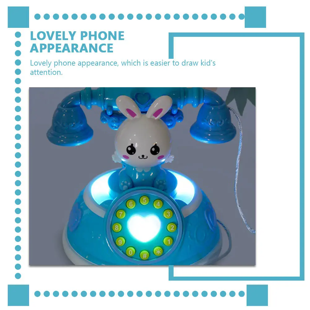 Plastic Toy Telephone for Kids – Educational Role Play Phone, Pretend Play Learning Toy for Toddlers and Preschoolers