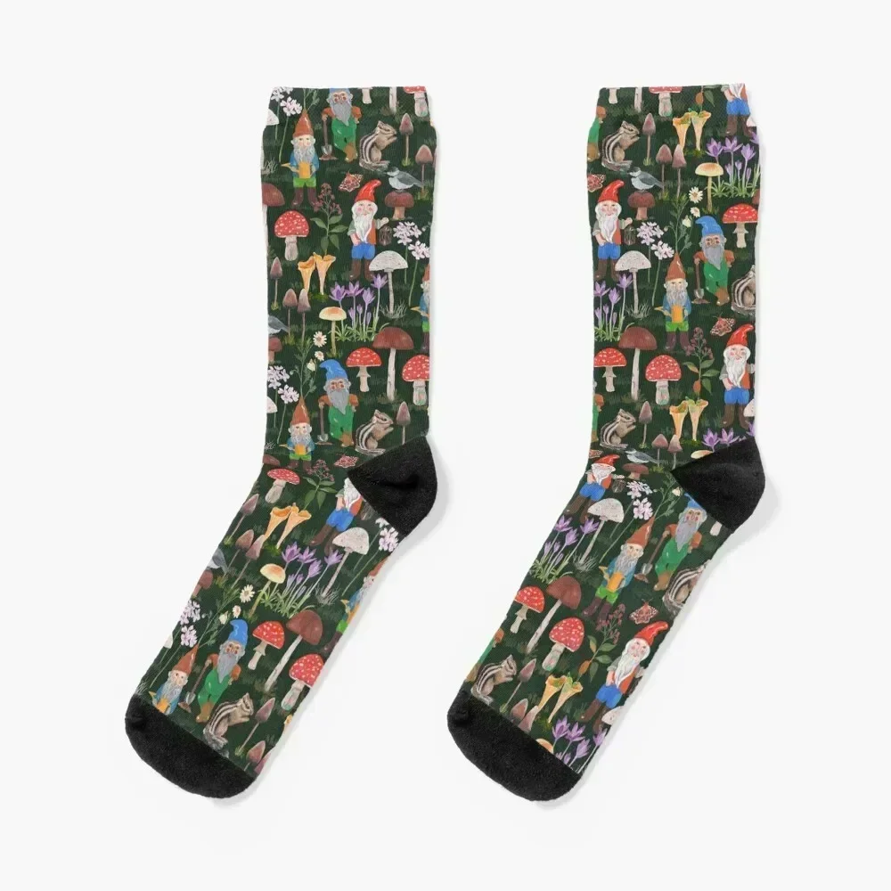 

The Gnome World Socks halloween retro Run shoes Women Socks Men's