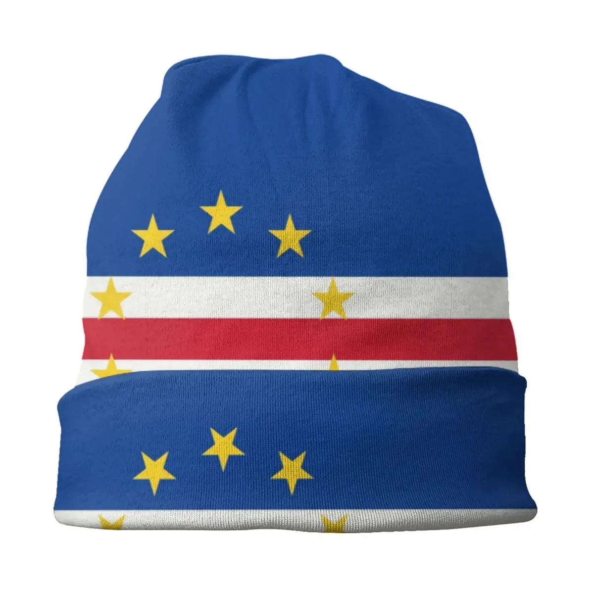 Cape Verde Flag Skullies Beanies Caps Men Women Unisex Cool Winter Warm Knitting Hat Adult Bonnet Hats