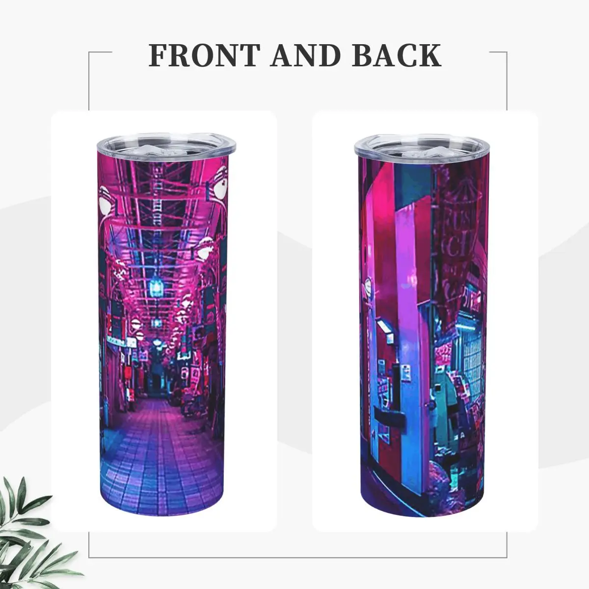 Entrance To The Next Dimension Stainless Steel Tumbler Vacuum Insulated Mug Thermal Cold Cups Straws With Lid 20oz