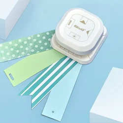 1pc 4 In 1 Paper Punch, Multifunctional Embossing Punches, Journal Planner DIY Corner Cutter, Notebook Stationary Cutting Tool,S