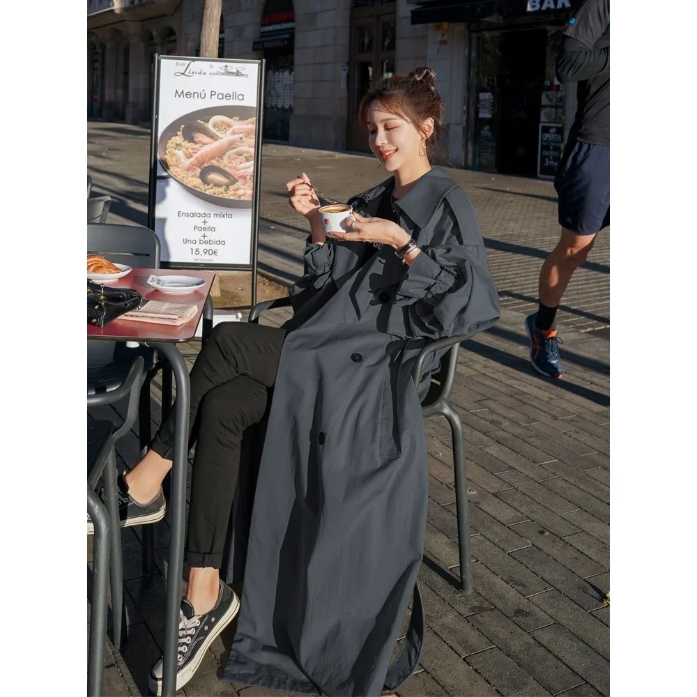 

Коричневый Тренч женский Темно-синий Камуфляж Crooped Streetwer Подкладка выше колена с хлопковой подкладкой Анти-ультрафиолетовая защита от солнца