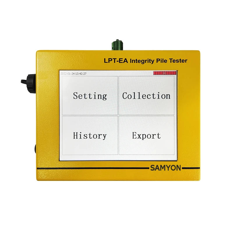 LPT Pile Integrity Test Machine Low Strain 12.6V 5200mAh With Imported Accelerometer