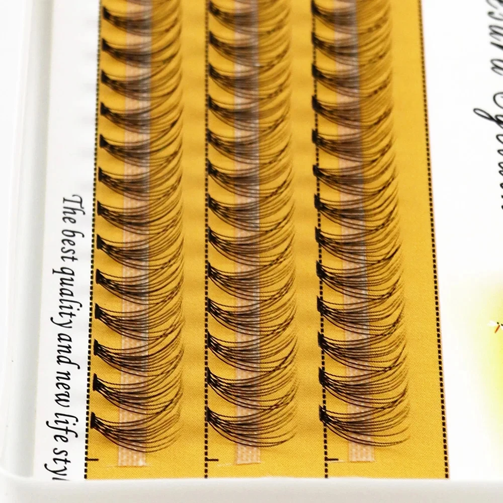 10D Mink Eyelash extension 1 Box/60 Bunches Natural Eyelash 3D Russian Individual  Eyelash cluster Makeup Tool Lashes Wholesale