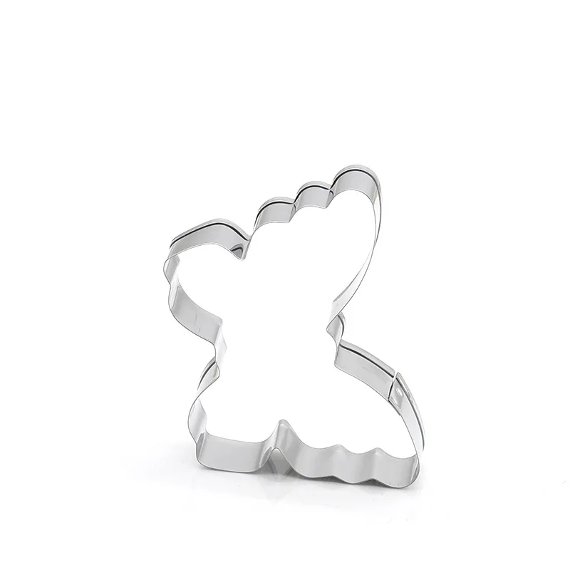 Butterfly Cookie Cutter Stainless Steel Biscuit Knife Baking Fruit Kitchen Mold Embossing Printing Cookie Stamp