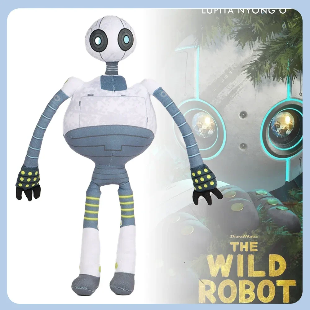 

42cm The Wild Robot Plush Toys Movie and Tv Stuffed Animals Cute Simulated Roz Plush Doll Toys for Kids Birthday Gift Room Decor