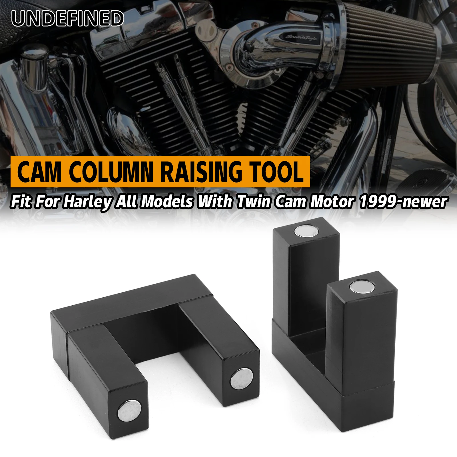 

2PCS Magnetic Tappet/Lifter Holder Cam Column Raising Tool For Harley Twin Cam Dyna Low Rider Softail Fat Boy Touring Road King