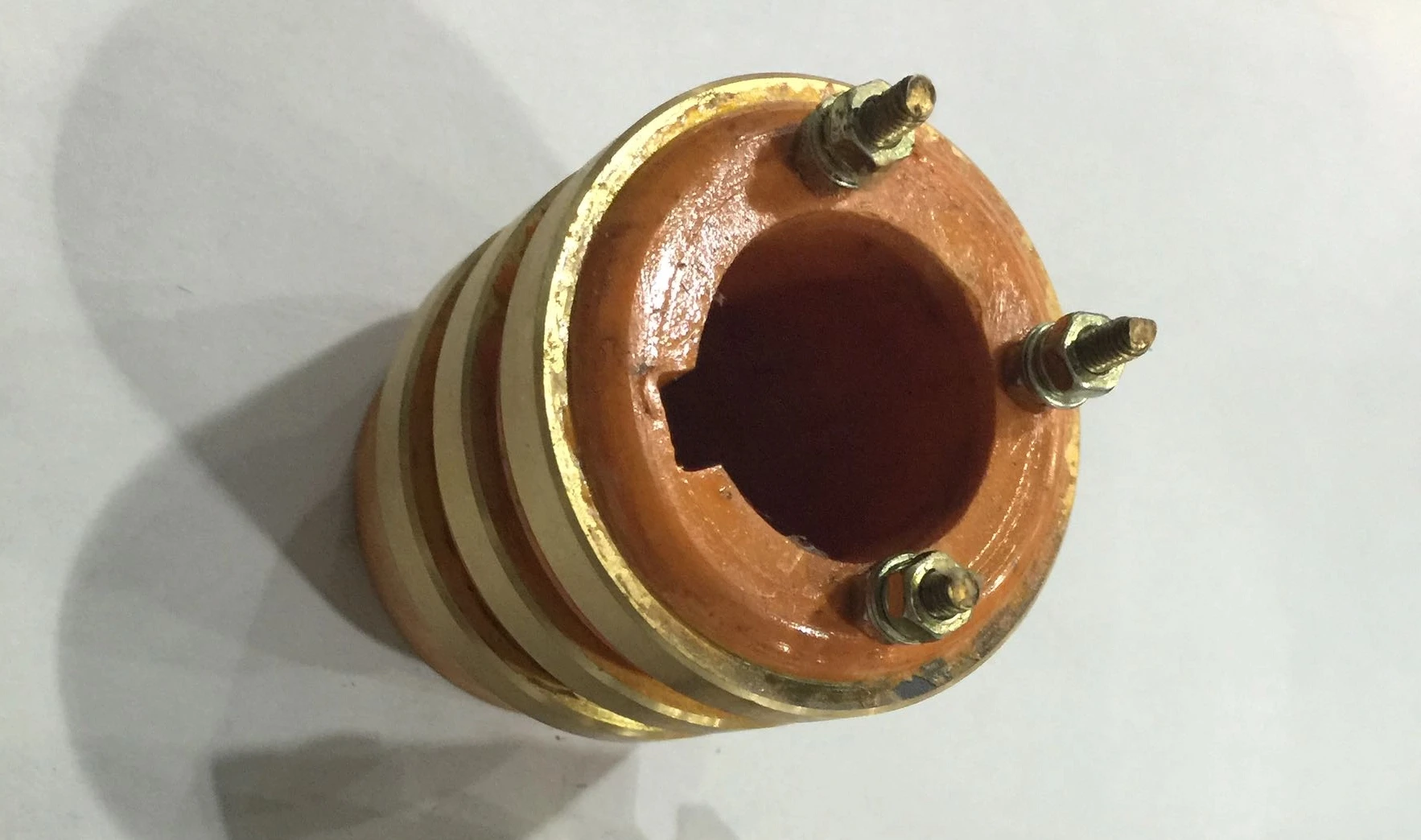 Three Ring Collector Ring Conductive Slip Ring Inner Diameter 25 30 35 Outer Diameter 58 High 61, 3 Channels