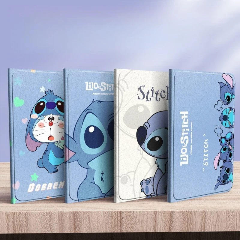 

Милый чехол со стежком для iPad Air 5/4/3/2/1 и Pro 11 дюймов, 2021, iPad 10,2 дюйма, противоударный чехол-подставка с мультяшным рисунком и слотом для ручки