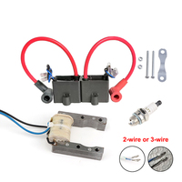 CDI Ignition Coil + Magneto Coil + Spark Plug For 49cc 50cc 60cc 66cc 70cc 80cc 2-Stroke Engines Motor Motorized Bicycle Bike