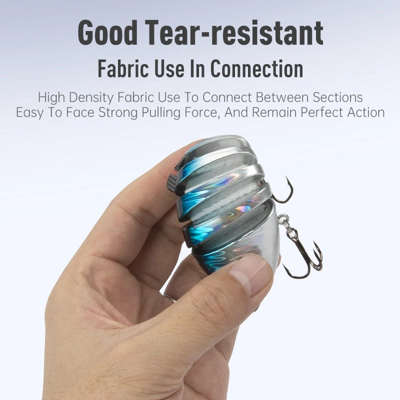 YOOFISH 釣りルアーバーベキュースイムベイト人工海 65 ミリメートル 90 ミリメートル 120 ミリメートル 140 ミリメートルマルチジョイントセクションシンキングワブラーハードベイト