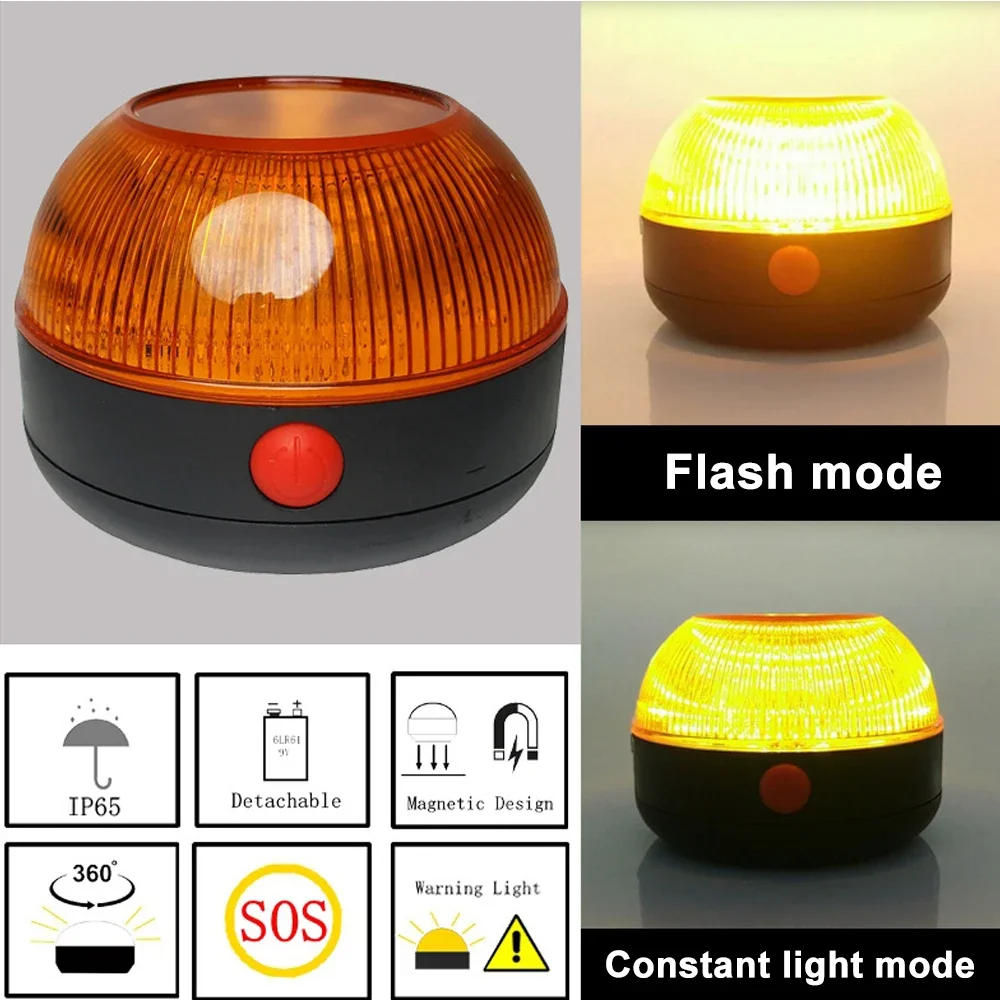 

2026 New V16 Car Emergency Light Flash Warning Light Approved by DGT Unlimited Telefonica Data until 2038 Latest Version