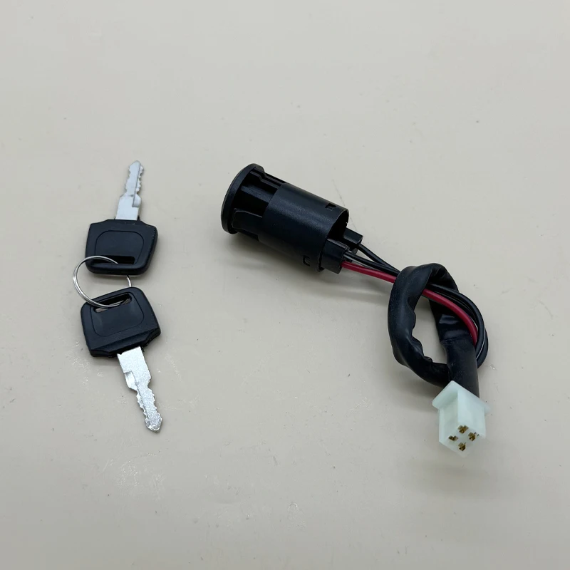 1pcs Motorcycle Ignition Switch Key With 4 Wires Start Switch Door Locks For ATV Suzuki Honda YAMAHA 50cc-250cc