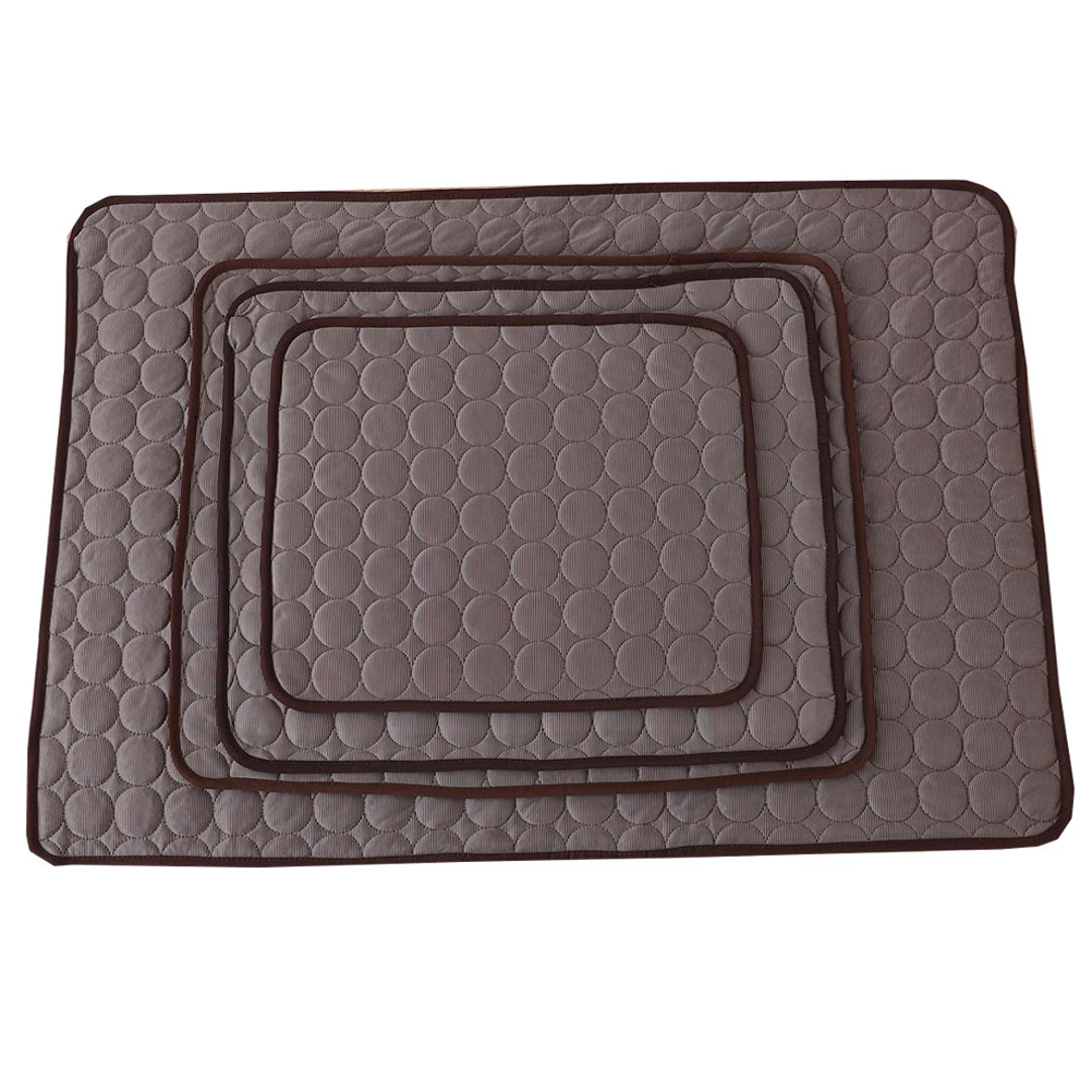 

Summer Mat Puppy Pad Cooling Bed Pet for Cats Dog Indoor Pads Folding Feeding Mats Dogs Portable