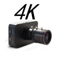 4k 30fps Camera 1080p 60fps 1080i Live Webcam Usb Camera Recording 4k@30fps Industry C/cs-mount Camera With 4-12mm Lens