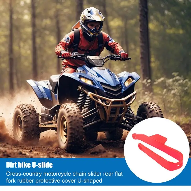 Chain Guard Swingarm Chain Protector Prevent Chain Sliding Rear Swingarm Protection Cover Chain Runner Protector Precise Fitment