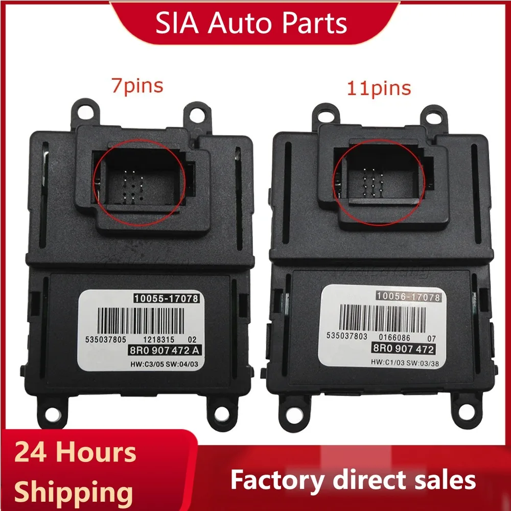 

NEW 8R0907472B 8R0907472A 12V 11pin 7pin LED Headlights DRL Ballast Control Module Unit For Audi Q5 2.0L 8R0907472 8R0 907 472