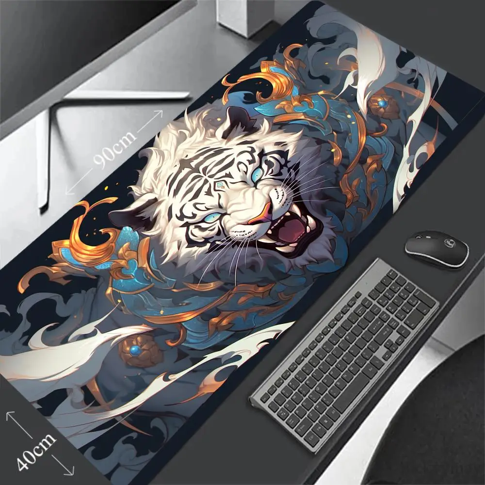 

Anime Cartoon Mice Pad E-sports Tiger Cute Large Size Desk Pad Gaming Laptops Mousepad Rubber Carpet Keyboard Mat Desk Protector