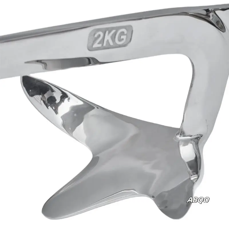 

Marine Grade Boat Claw Anchor 1Kg 316 Stainless Steel Quick Setting For Yachts And Kayaks