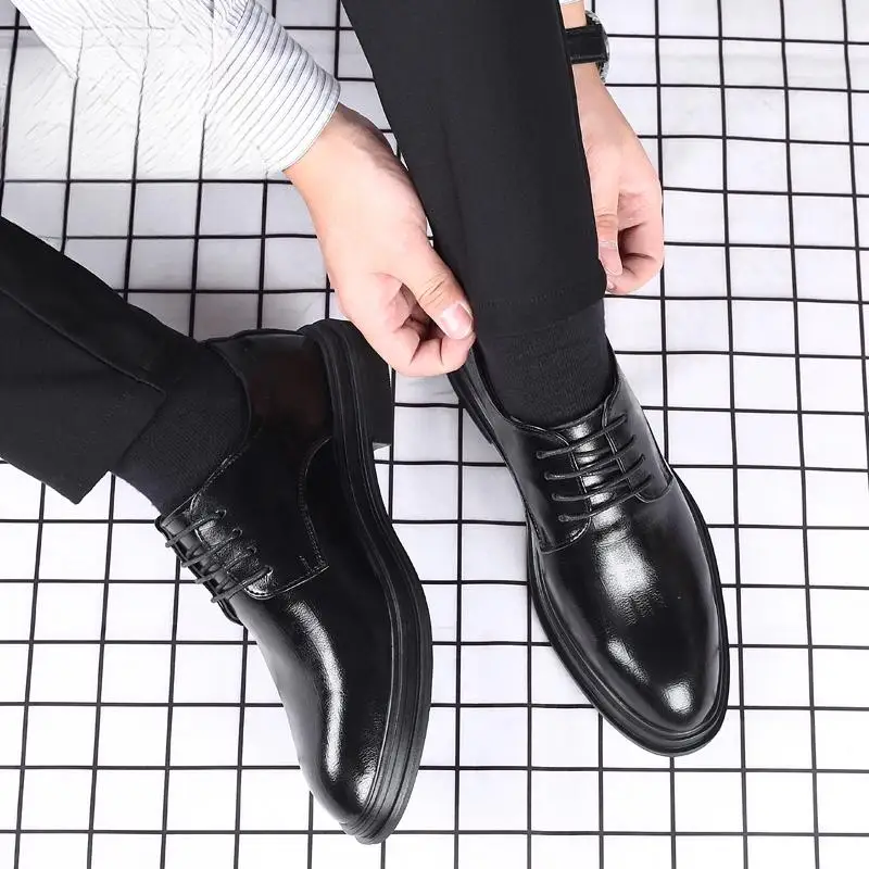 أحذية جلدية رجالية أحذية عمل مدرسية أحذية رجالية رسمية JZ-1996