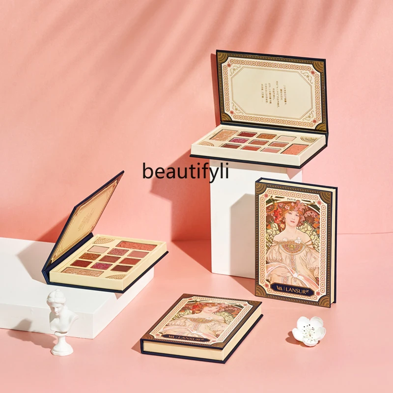 Cy girl eye shadow blush, make-up palette, flashing powder, earth color, repair, waterproof, genuine, free shipping.