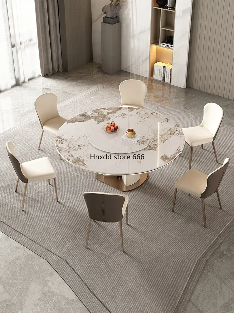 Fully automatic electric mahjong table dual-purpose integrated restaurant household cream style