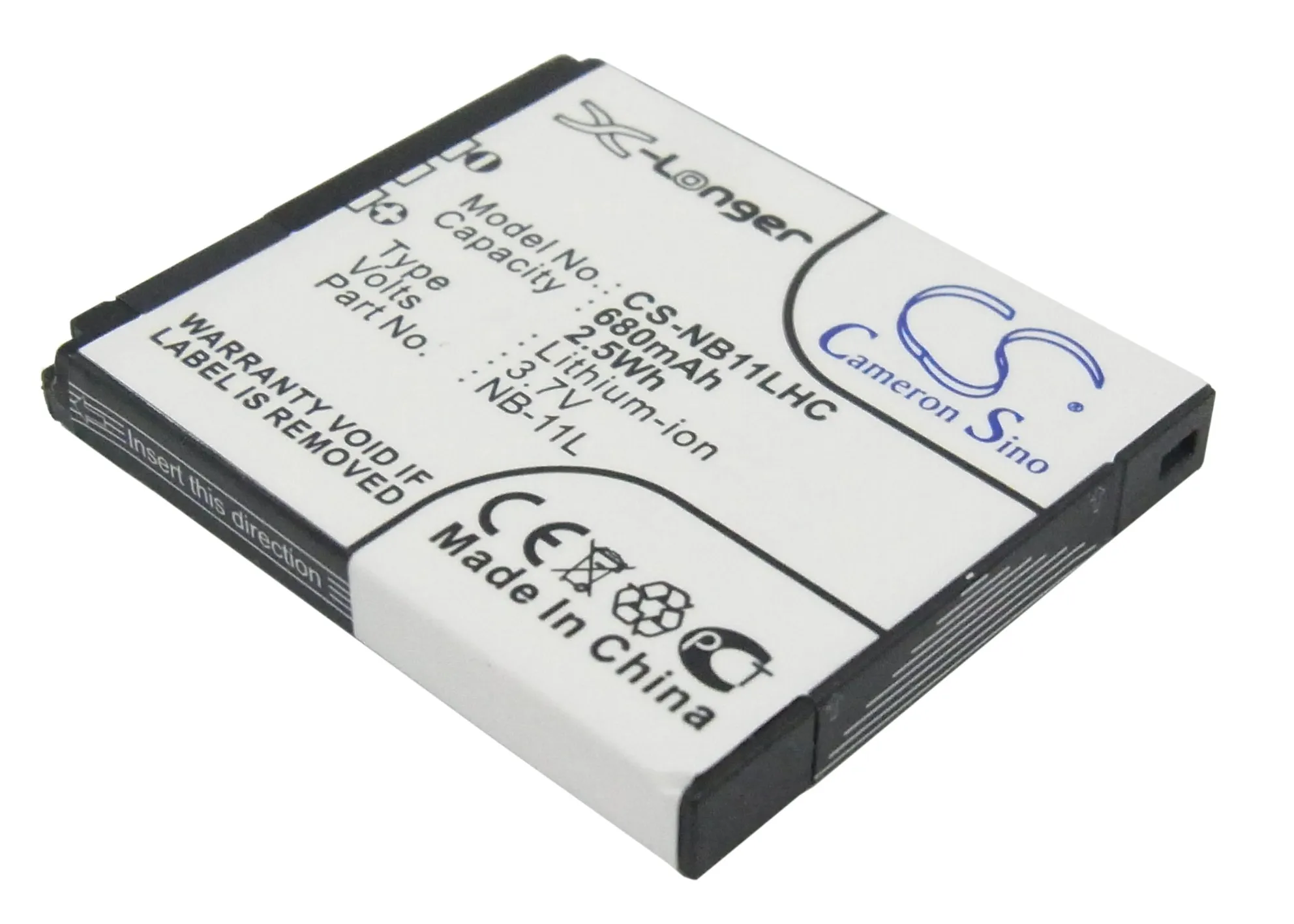

CS Cameron Sino Kerui New 680mAh Replacement Battery for ELPH 110 HS, ELPH 340 HS, IXUS 125, IXUS 125 HS, IXUS 125HS, IX