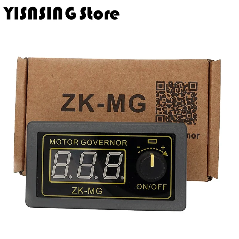 XK-MG DC 5-30V 12v 24v 5A DC Motor Controller PWM Adjustable Speed Digital Display Encoder Duty Ratio Frequency MAX 15A