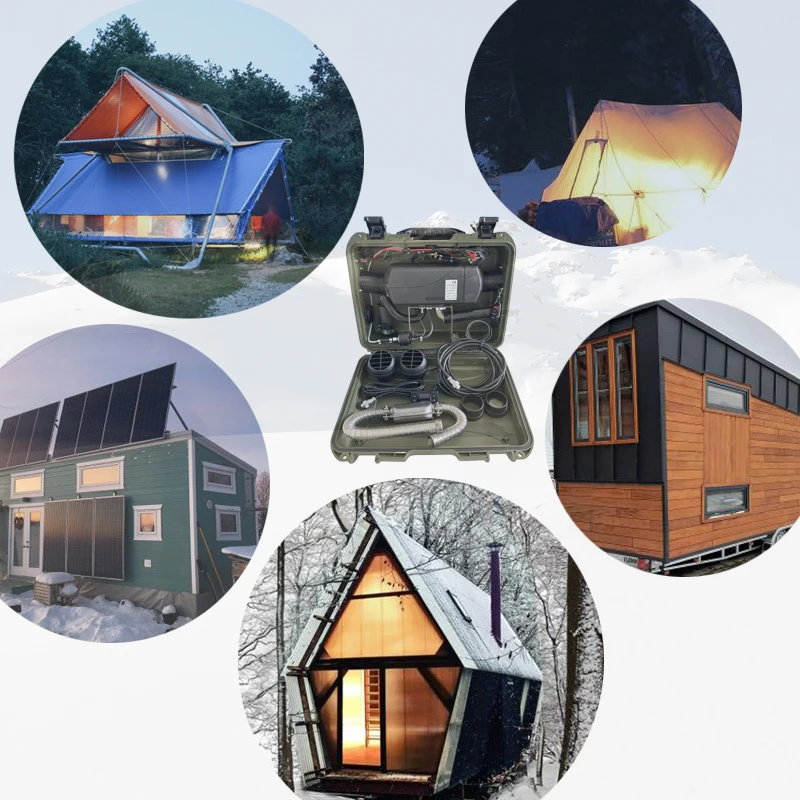 High Quality 24v 2kw Portable Air Heater Diesel All In One Parking Heater Diesel Tent Heater