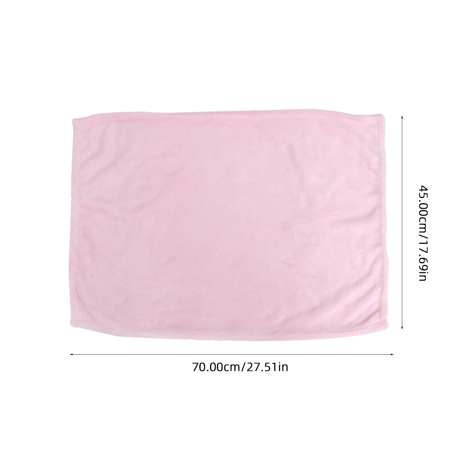 Flannel Fleece Pet Blanket Pink Solid Color Warm Soft Lightweight Premium Quality For Small Pets Bedding Blanket