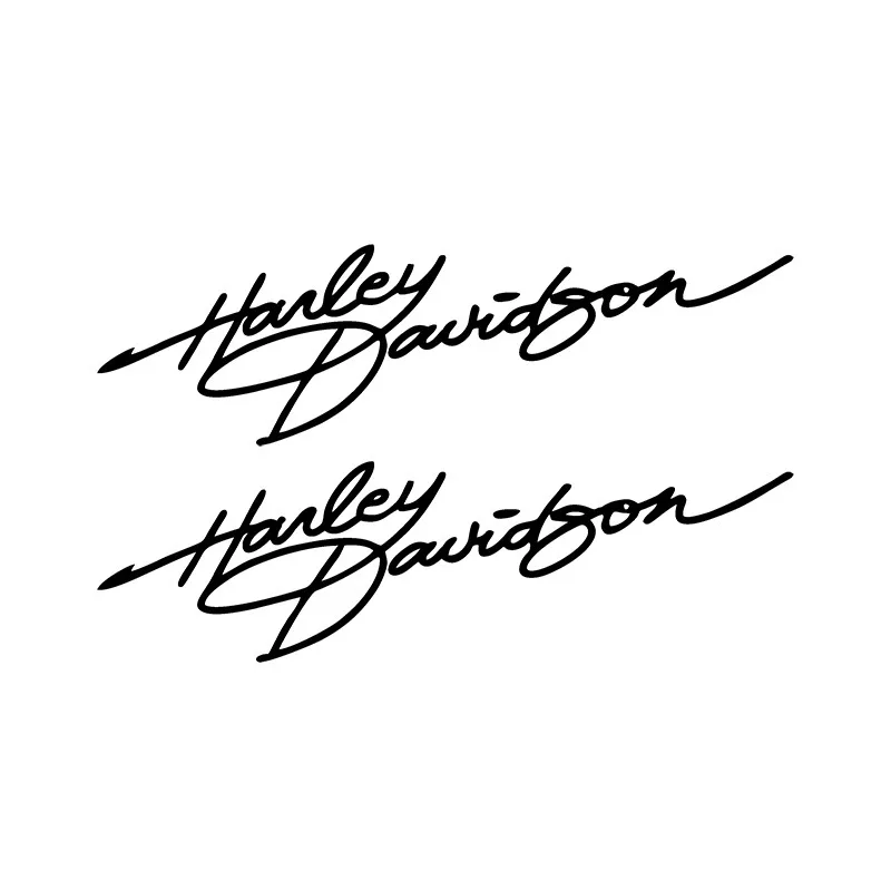 Adesivos Personalizados para Capacete de Motocicleta Harley Davidson, Decoração Retro para Tanque de Combustível, Adesivos em Inglês