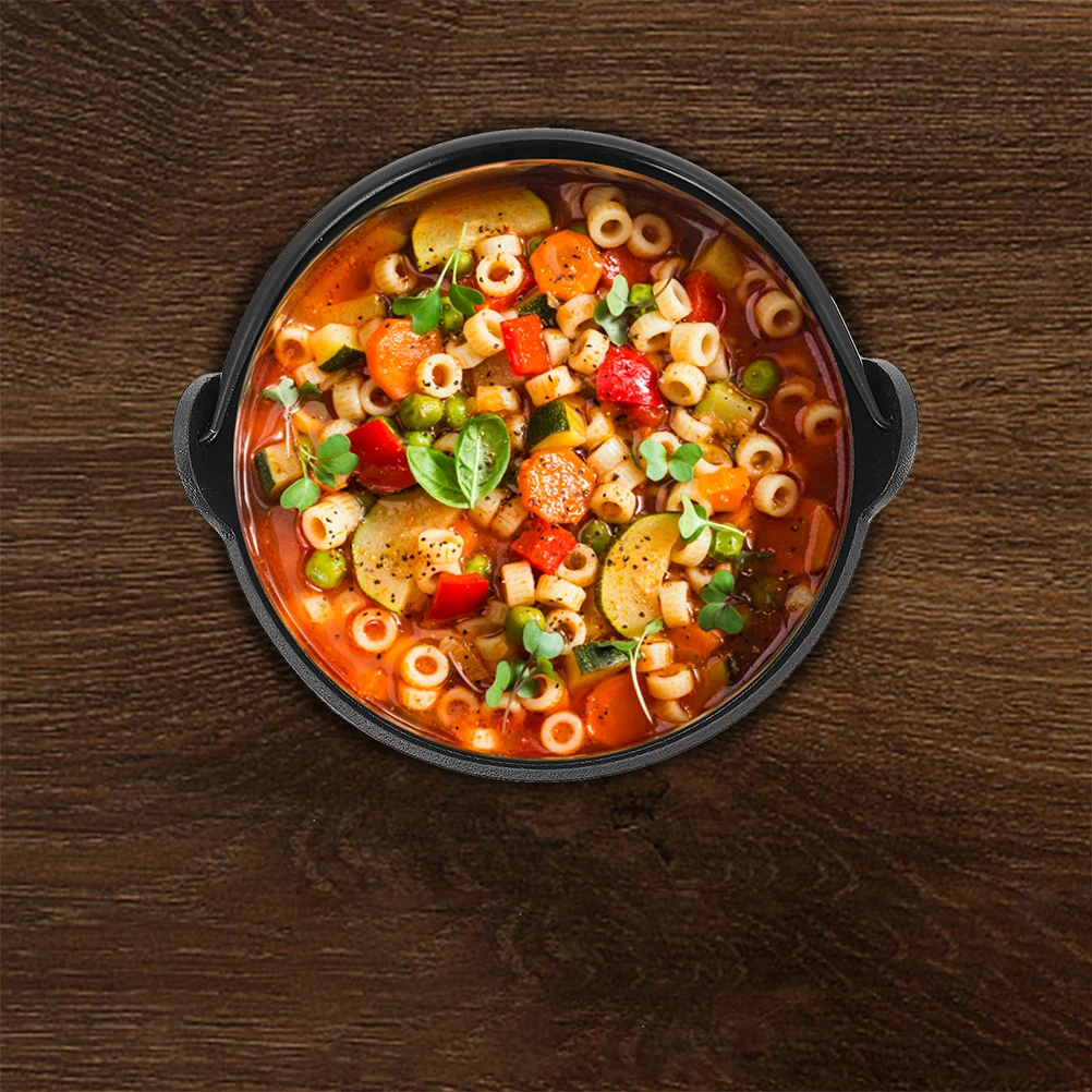 

Cast Iron Cauldron Pot for Camping Cooking Outdoor Picnics Non Stick Surface Large Capacity Sturdy Construction Even Heat