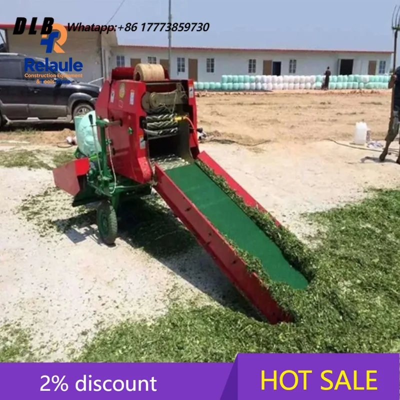 Silage Baler Machine - Dieel Automatic Hay Pto Grass Straw