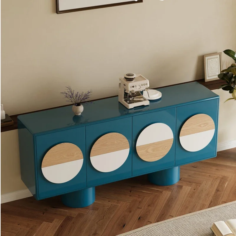

Italian minimalist large-capacity chest, door cabinet, living room light luxury and high-end sense