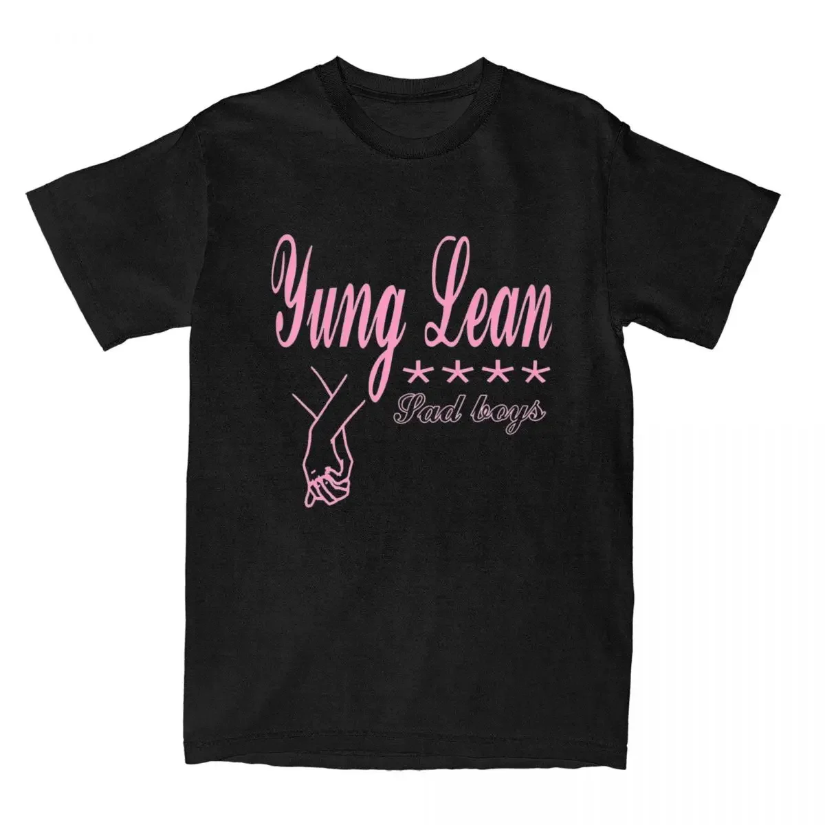 

Yung Lean Sadboys Hands Pink Shirt Merch Men Women's 100% Cotton Funny Tees Short Sleeve Clothing Printed