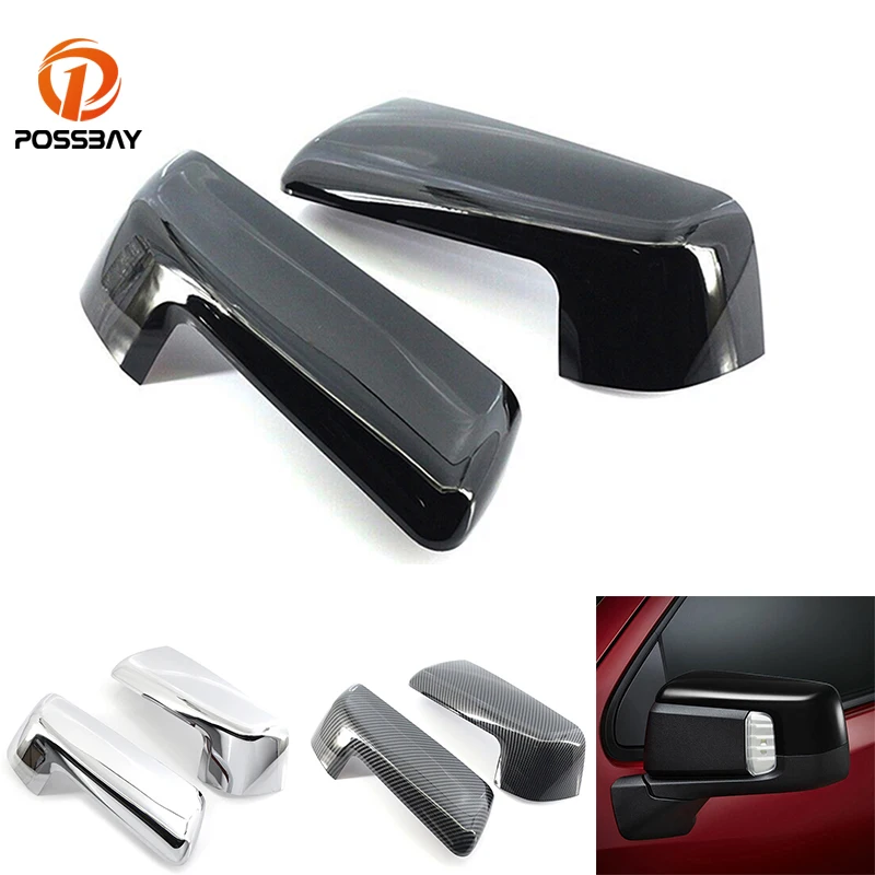 Pair Car Side Rear Mirror Cover Caps 84469252 for Chevy Silverado 1500 GMC Sierra 1500 2019 2020 2021 2022 2023 Standard Mirror