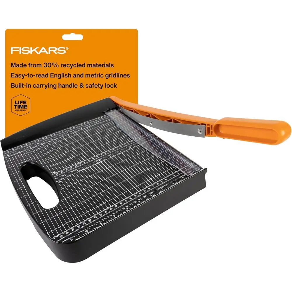 

12 Recycled Bypass Guillotine Paper Cutter for Scrapbooking and Art Supplies