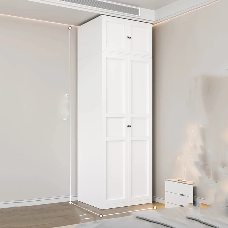 منظم خشبي لخزانة الملابس، أقسام ملابس غرفة النوم، أرفف خزانة محمولة، خزانة أثاث عصري من Muebles #1