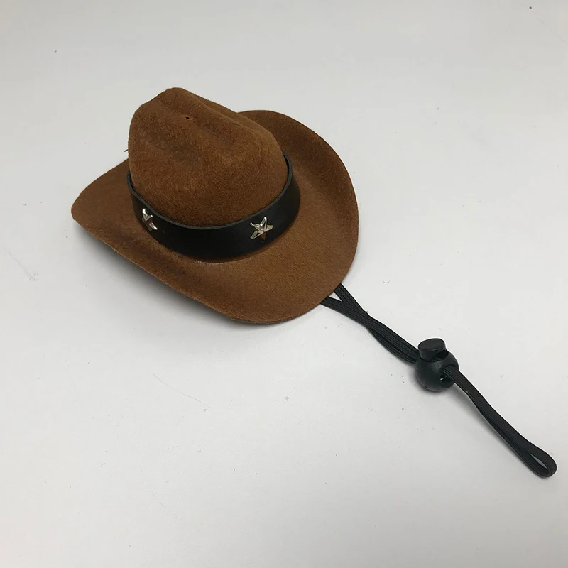 Non-woven Fabric Stylish Pets Star Cowboy Hat Western Cowboy  Costume Hat Top Hat Headwear Pet Hat Dog Caps Pet Sun Hats for Cat