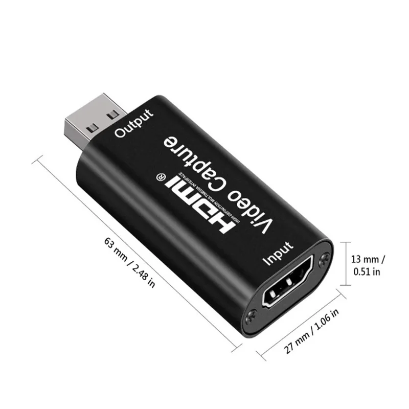 كامل HD 4K HDMI إلى USB 3.0 2.0 بطاقة التقاط الصوت والفيديو 60 إطارًا في الثانية محول فيديو موثوق للبث المباشر للعبة