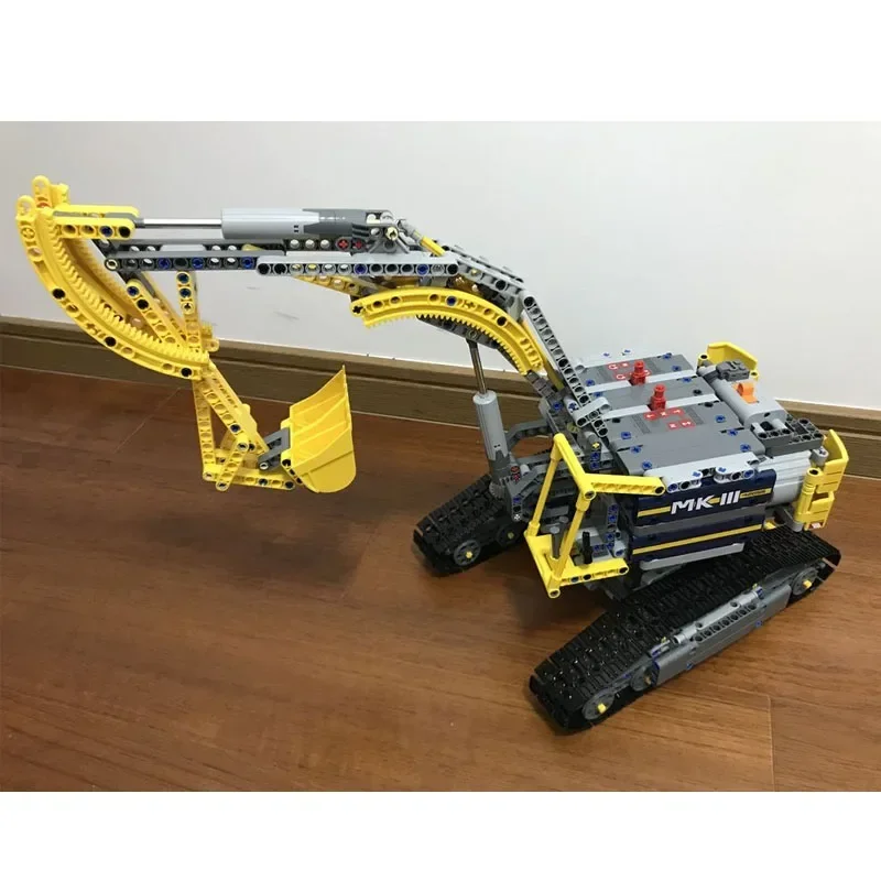 Building Block MOC-7823 Tracked Excavator Model 1258PCS Adult Children's Puzzle Education Birthday Christmas Toy Gift Ornaments