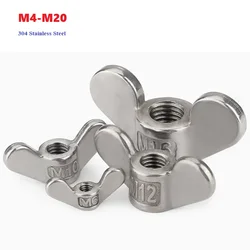 304 Stainless Steel Yuanbao Nut M4 M5 M6 M8 M10 M12 M14 M16 M18 M20 Tool Free Hand Tightened Large Ear Wing Nut